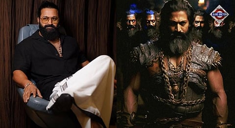 Rishab Shetty (left) praises Yash (right) for his portrayal of Ravana in Ramayana, saying no one else could have done justice to the iconic role.