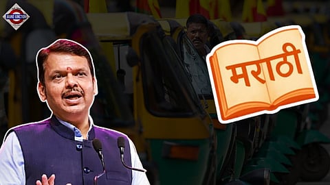 Auto and cab drivers in Maharashtra must learn Marathi within a year.