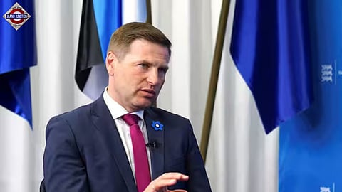 Estonia’s defence minister Hanno Pevkur