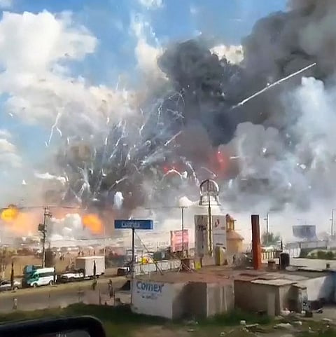 MEXICO FIREWORK EXPLOSION