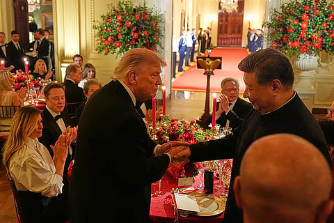 In Photos | Trump Hosts Xi at White House State Dinner as Tech Titans Join Diplomatic Showcase