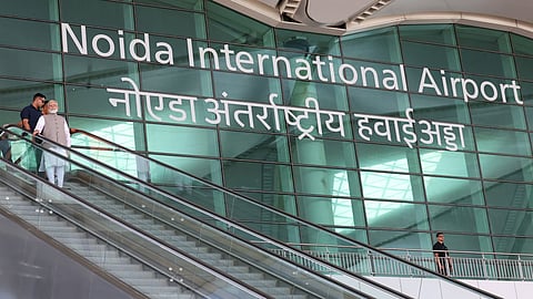 Noida International Airport at Jewar in Uttar Pradesh, set to be renamed Narendra Modi International Airport
