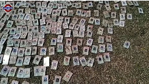 Cards Found in Bulk, Congress Demands FIR