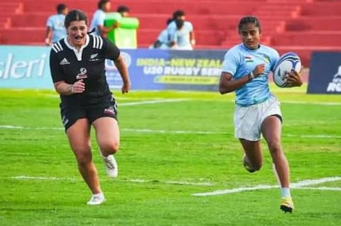 India Women Beat New Zealand 17–0 in Historic Bihar Rugby Win