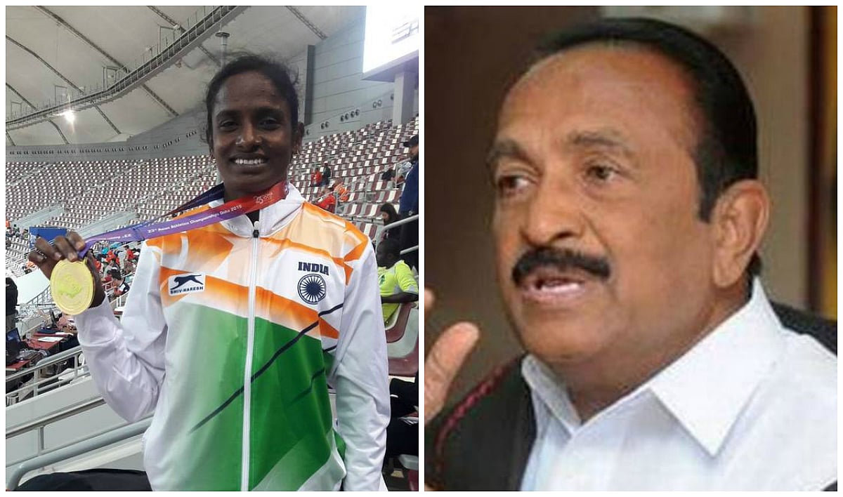 ஆசிய தடகளத்தில் தங்கம் வென்ற கோமதிக்கு வைகோ பாராட்டு!