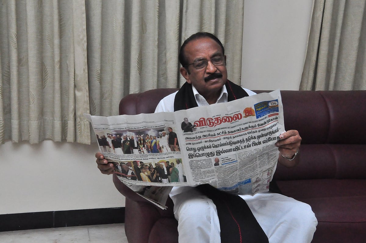 85-ம் ஆண்டில் அடியெடுத்து வைக்கும் ‘விடுதலை’ : வைகோ வாழ்த்து!
