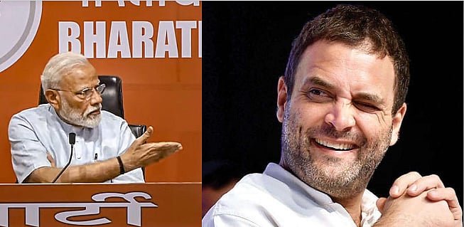 பங்கேற்றதே பாதி வெற்றி: மோடி செய்தியாளர் சந்திப்பு குறித்து ராகுல் காந்தி கிண்டல்!