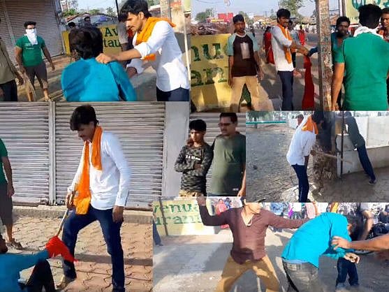 இதுதான் பாஜகவின் மதச்சார்பின்மை! இஸ்லாமியர்களை கொடூரமாக தாக்கிய பசு காவலர்கள் (வீடியோ)