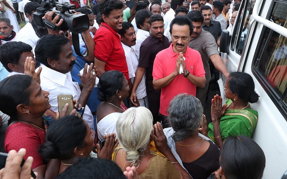 புகழூரில் காவிரியின் குறுக்கே தடுப்பணை கட்டப்படும்: அரவக்குறிச்சியில் மு.க.ஸ்டாலின் உறுதி