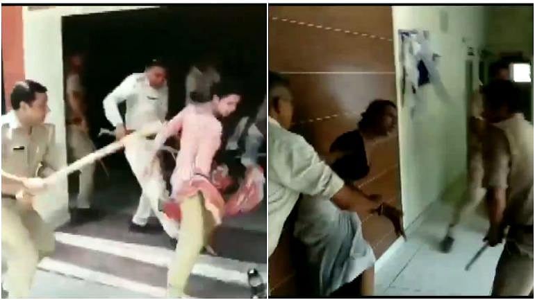 திருநங்கைகள் மீது போலீசார் சரமாரியாக தாக்குதல் : உ.பி-யில் தொடரும் அத்துமீறல்கள்! (வீடியோ)