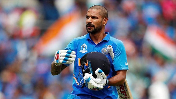 உலகக்கோப்பை 2019 : காயம் காரணமாக ஷிகர் தவான் விலகல் ! மாற்று வீரர் யார் ?