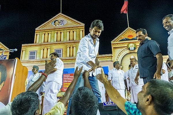தலைவர் மு.க ஸ்டாலினை முதல்வர் நாற்காலியில் அமரவைப்பதே எனது லட்சியம் - உதயநிதி