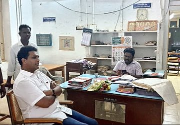 ஆய்வுக்கு வர மறுத்த அதிகாரியை தாம்பூல தட்டு வைத்து அழைத்த தி.மு.க எம்.எல்.ஏ ! 