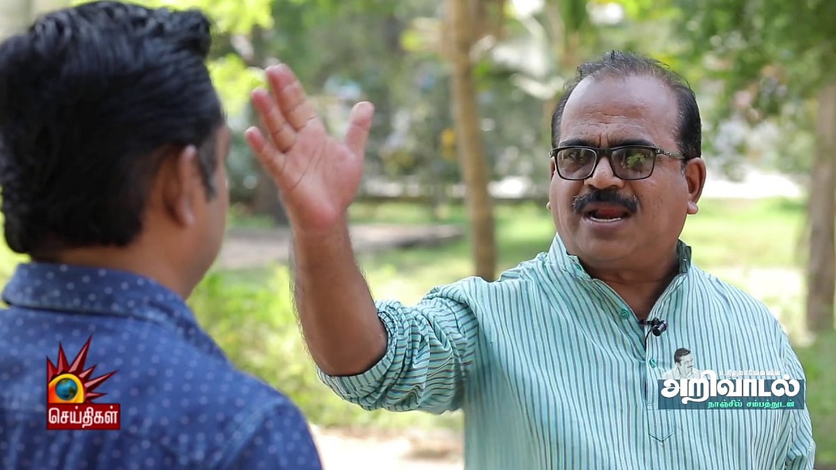 நான் பேச்சாளன் ஆனது எப்படி? | Nanjil Sampath about his life| Thirumavelan 