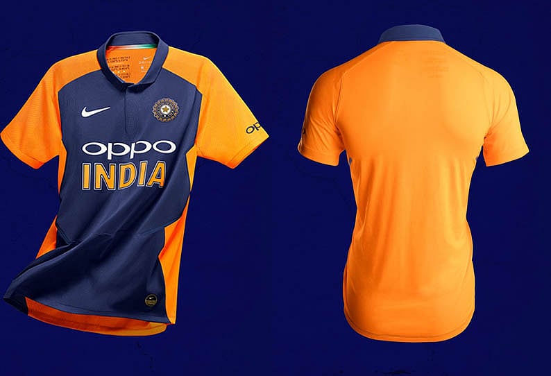 இந்திய அணியின் புதிய ஜெர்ஸி வெளியானது - கிரிக்கெட்டையும் காவி மயமாக்குவதாக குற்றச்சாட்டு!