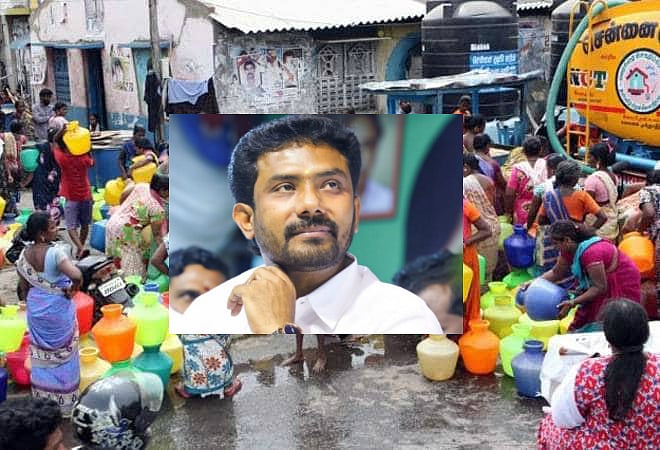 தண்ணீர் பிரச்னையில் மக்கள்... மந்திரிகளுக்கு ஹோம் டெலிவரி! : என்னங்க சார் உங்க சட்டம்?