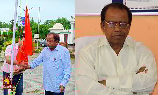 பல்கலைக்கழகத்தில் காவியைப் புகுத்தும் முயற்சிக்கு துணைபோகும் துணைவேந்தர் : மாணவர்கள் அதிர்ச்சி!