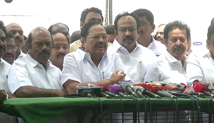 பா.ஜ.க என்ன செய்தாலும் அதற்கு இவர்கள் ‘ஆமாம்...சாமீ’ போடுவார்கள் : அ.தி.மு.க.,வை வறுத்தெடுத்த துரைமுருகன்