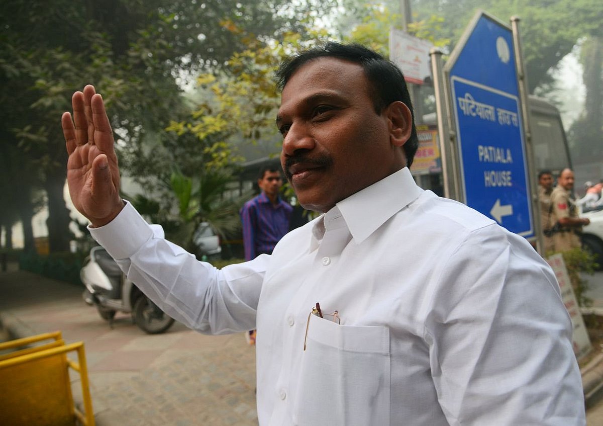 “உளவுத்துறை கேட்டுக்கொண்டிருக்கிறது; முடிந்தால் வழக்கு போடுங்கள்” : ஆ.ராசா முழக்கம்!