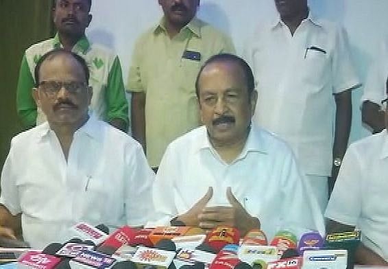 சமூக நீதிக்கு எதிரான இடஒதுக்கீட்டை தமிழகம் ஒருபோதும் ஏற்றுக்கொள்ளாது : வைகோ பேட்டி