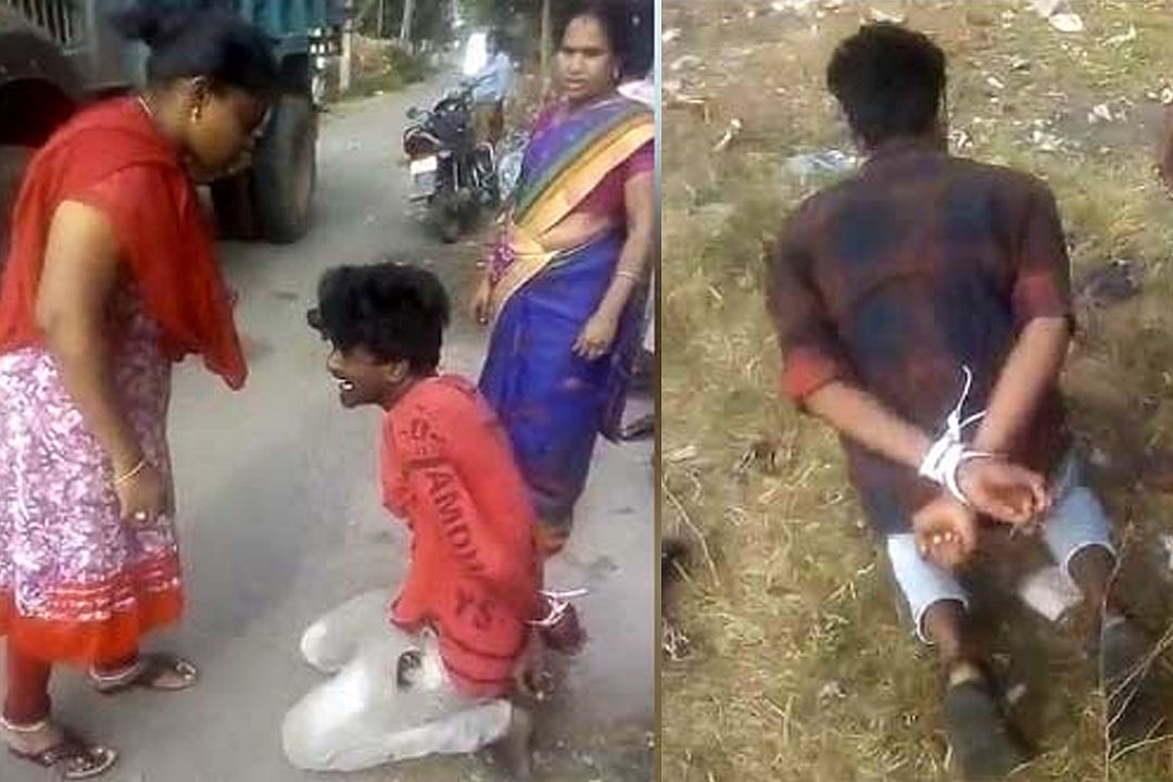 செலவுக்கு பணமில்லாததால் செயின் பறிக்க திட்டமிட்ட இளைஞர்கள்: தர்ம அடி கொடுத்த பொதுமக்கள், மீட்ட காவல்துறை