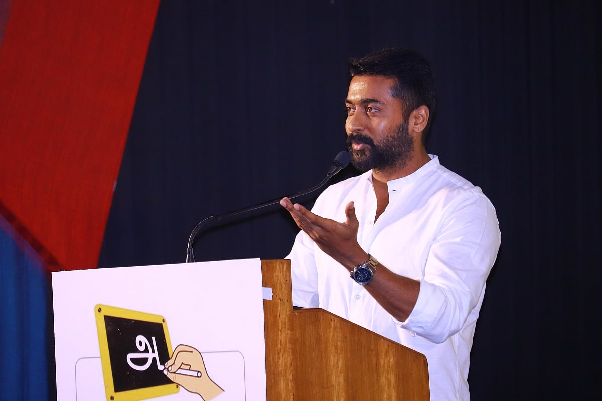 தமிழிசை, ஹெச்.ராஜாவை சூடேற்றிய சூர்யாவின் பேச்சு : சகிப்புத்தன்மை இல்லாமல் வன்மத்தைக் கக்கும் பா.ஜ.க