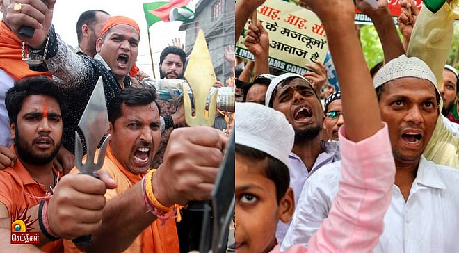 'ஜெய் ஸ்ரீராம்' குண்டர்களை கட்டுப்படுத்துங்கள்;இல்லையேல் எங்களுக்கு துப்பாக்கி கொடுங்கள் -மக்கள் ஆதங்கம் 