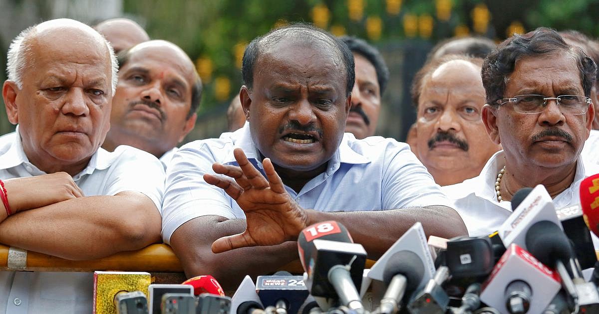 குழப்பத்தில் கர்நாடக அரசியல்.. பரபரக்கும் பா.ஜ.க.. கவலையில் காங்கிரஸ் : எங்கே குமாரசாமி ?