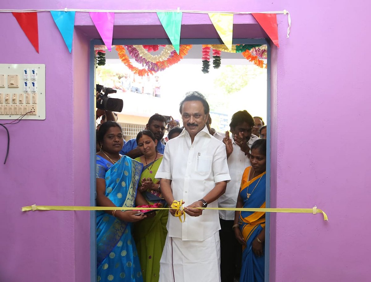 கொளத்தூரில் 82 லட்ச ரூபாய் செலவில் சீரமைக்கப்பட்ட குளம் : திறந்து வைத்தார் மு.க.ஸ்டாலின்!