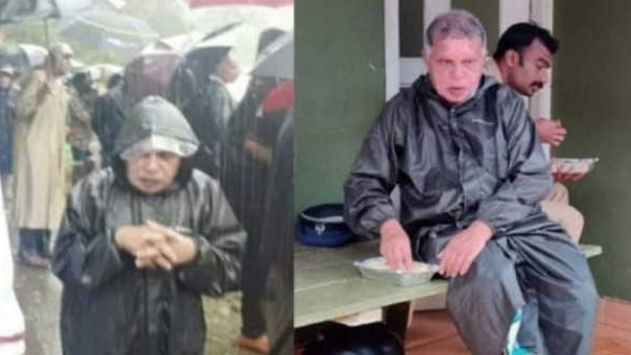 கொட்டும் மழையையும் பொருட்படுத்தாமல் நடுங்கியவாறு நிவாரணப் பணி : கேரள எம்.எல்.ஏ-வுக்கு குவியும் பாராட்டு!