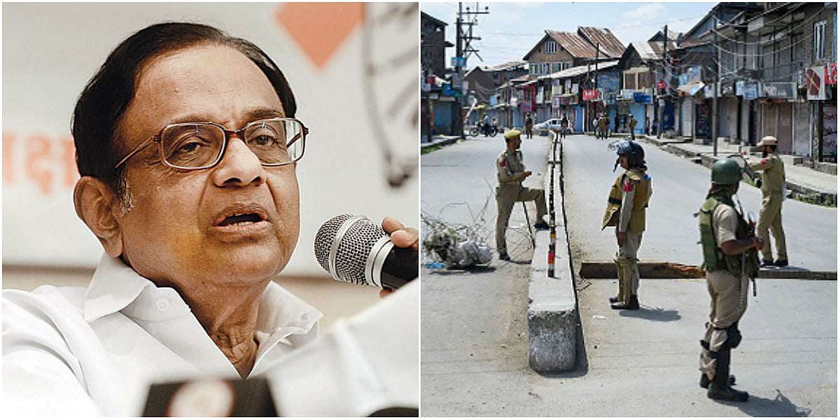 “இதுதான் காஷ்மீரில் இயல்புநிலை திரும்புதலா?” : ப.சிதம்பரம் கேள்வி!