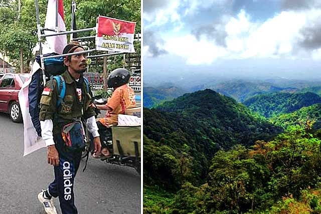 காடுகளை அழிக்கும் கார்ப்பரேட் நிறுவனங்கள் : 700 கி.மீ., பின்னோக்கி நடந்து விழிப்புணர்வு பிரசாரம் !