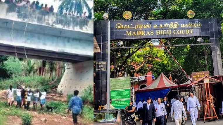 சாதிப் பிரச்சனை இல்லை என்றால், சடலத்தை கயிறு கட்டி இறக்கியது ஏன் ? - தமிழக அரசுக்கு நீதிமன்றம் கேள்வி