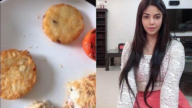 ‘5 ஸ்டார்’ ஹோட்டல் உணவில் நெளிந்த புழு : அதிர்ச்சி அடைந்த எஸ்.ஜே சூர்யா பட நடிகை மீரா சோப்ரா (video)