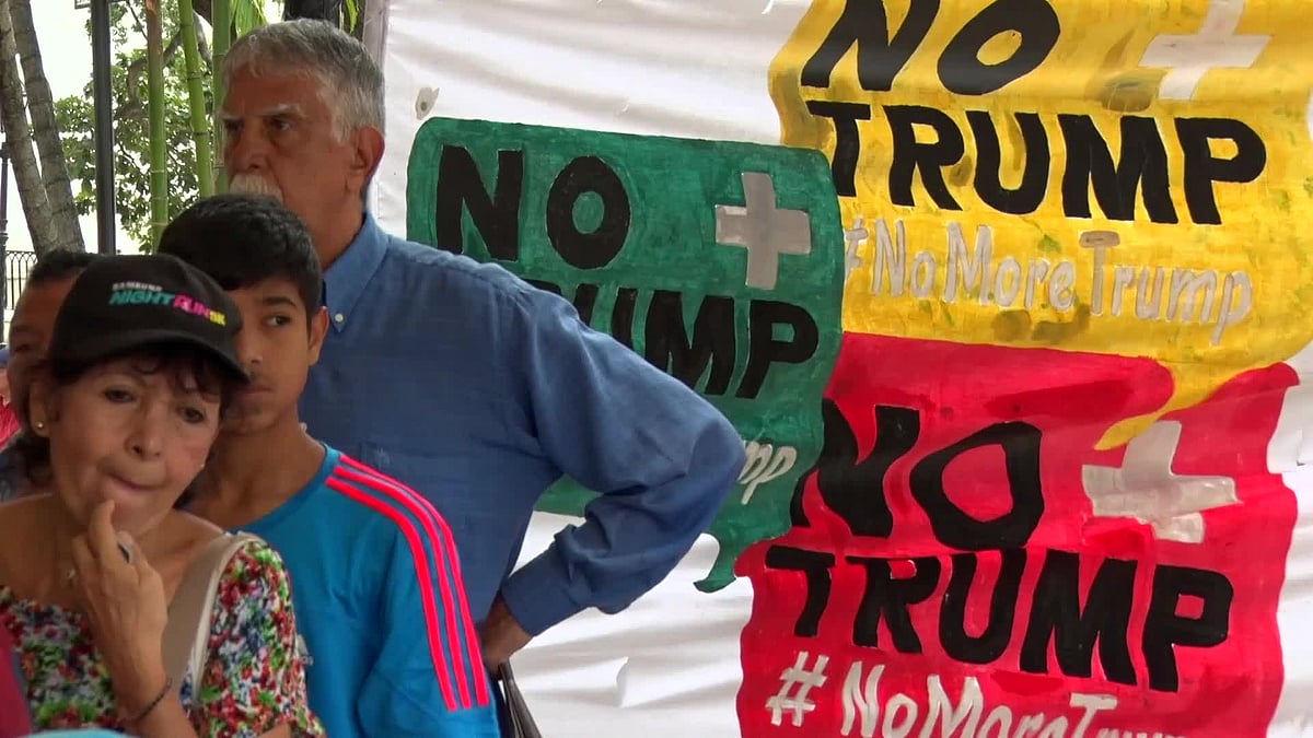 ‘டிரம்ப் வேண்டாம்’ - அமெரிக்க அதிபருக்கு எதிராக வெனிசுலா மக்கள் போராட்டம் : மீண்டும் ஒரு மக்கள் புரட்சி ?