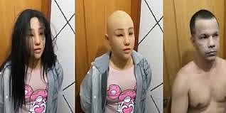 பெண் வேடமிட்டு தப்ப முயன்ற கைதி… மடக்கிப் பிடித்து கைது செய்த போலீசார் ! (VIDEO)