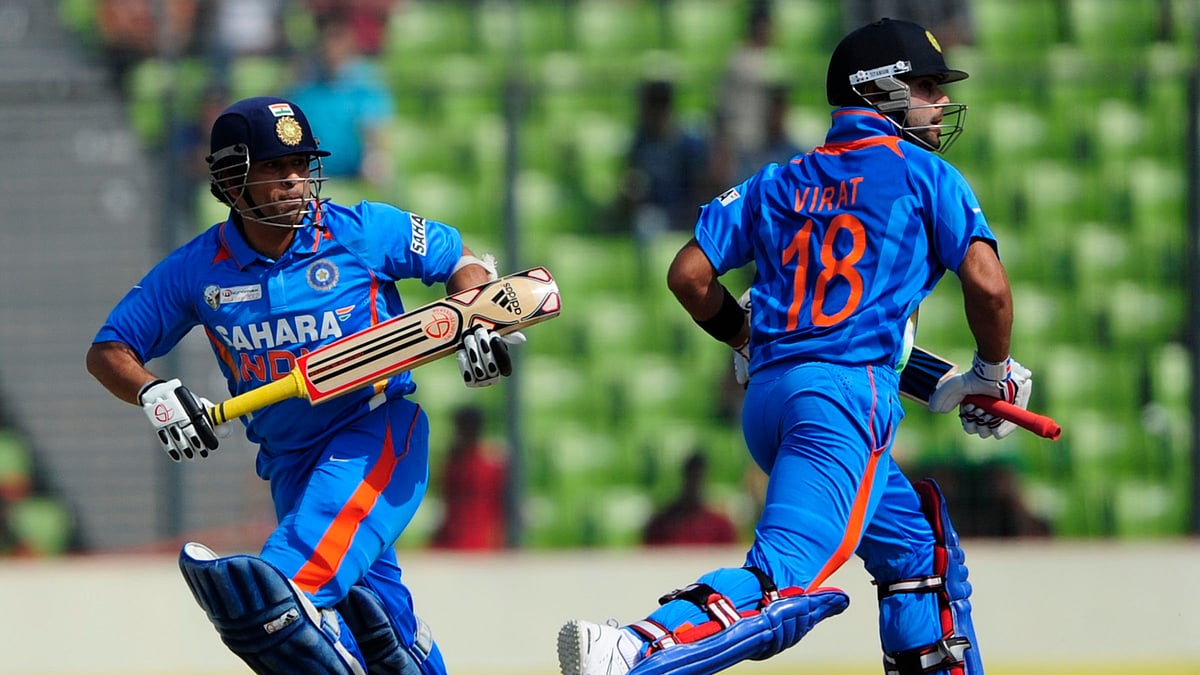 “சச்சினின் இந்த சாதனையை மட்டும் கோலியால் முறியடிக்க முடியாது” என்று சொன்ன சேவாக் : அப்படி என்ன சாதனை அது?