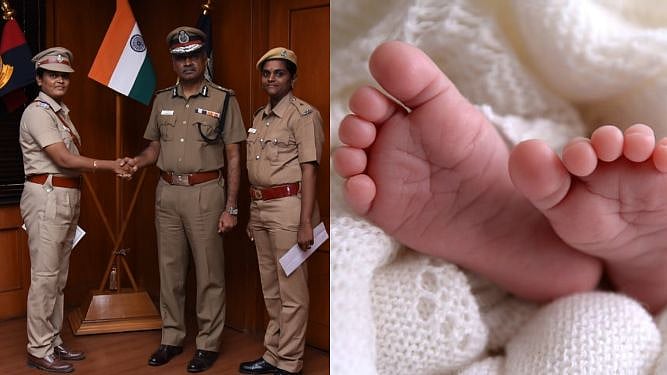 பிரசவ வலியால் துடித்த பெண்ணுக்கு பிரசவம் பார்த்த பெண் போலிஸ் : சமூக வலைதளங்களில் குவியும் பாராட்டு!