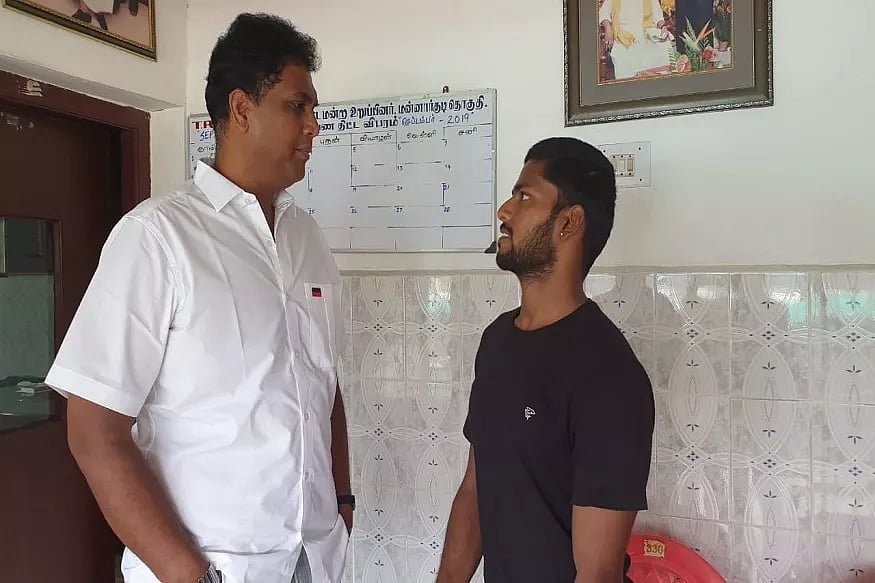 காமன்வெல்த் போட்டியில் பங்கேற்க சித்தாள் வேலை பார்க்கும் இளைஞருக்கு உதவிக்கரம் நீட்டிய தி.மு.க எம்.எல்.ஏ!