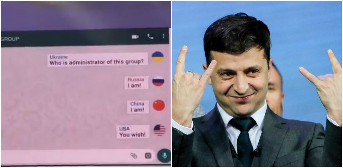 உலகத் தலைவர்களை கலாய்த்து தள்ளிய உக்ரைன் அதிபர் - வைரலாகும் அசத்தல் வீடியோ!
