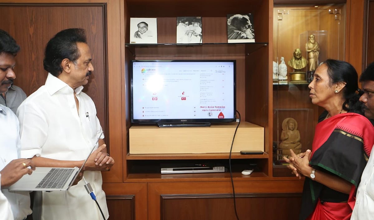 தி.மு.க சார்பில் 24 மணிநேரமும் செயல்படும் ‘குருதிக் கொடை செயலி’ : அறிமுகம் செய்துவைத்த மு.க.ஸ்டாலின்!