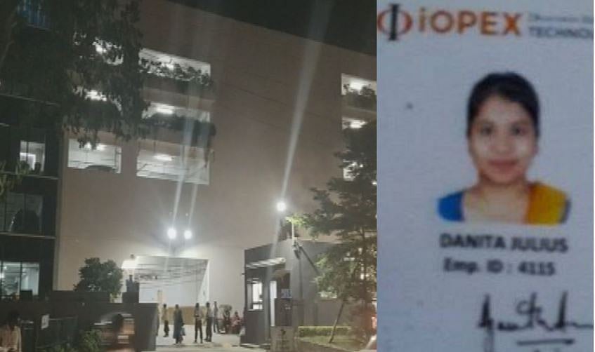 வேலையில் சேர்ந்த முதல் நாளே மாடியிலிருந்து விழுந்து பெண் உயிரிழப்பு -  தற்கொலையா? விபத்தா?