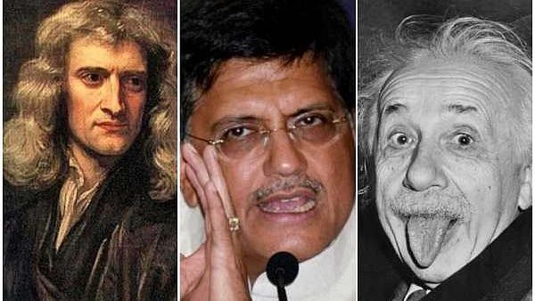 ஐன்ஸ்டீனா? நியூட்டனா?... "பாவம் அவரே கன்ஃபியூஸ் ஆகிட்டாரு.." - கலாய்த்து தள்ளும் நெட்டிசன்கள்! 