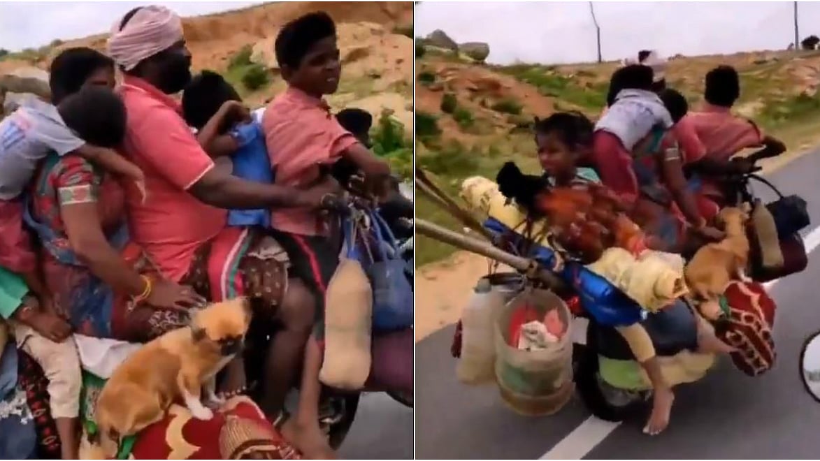 “இது பைக்கா... இல்ல லோடு ஆட்டோவா?” - மொத்தக் குடும்பமும் இணைந்து ஒரு சாகசப் பயணம்! (Video)