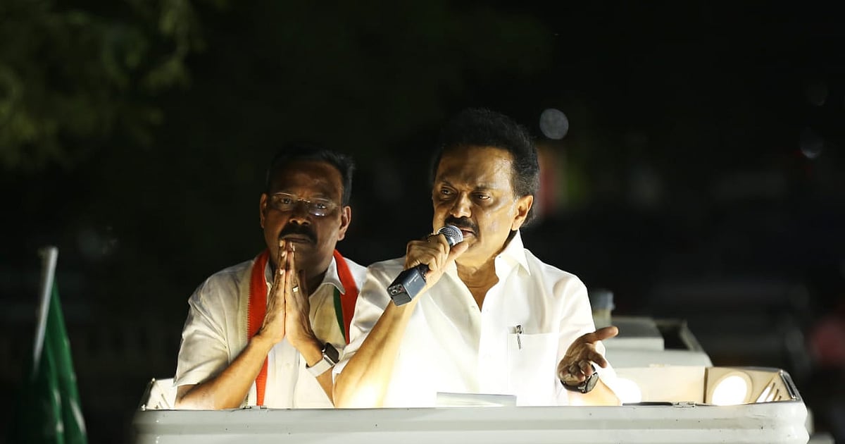 “பா.ஜ.க காலூன்றக் கூட முடியாத தீர்ப்பை மக்கள் கொடுத்துள்ளனர்” - மு.க.ஸ்டாலின் பேச்சு!