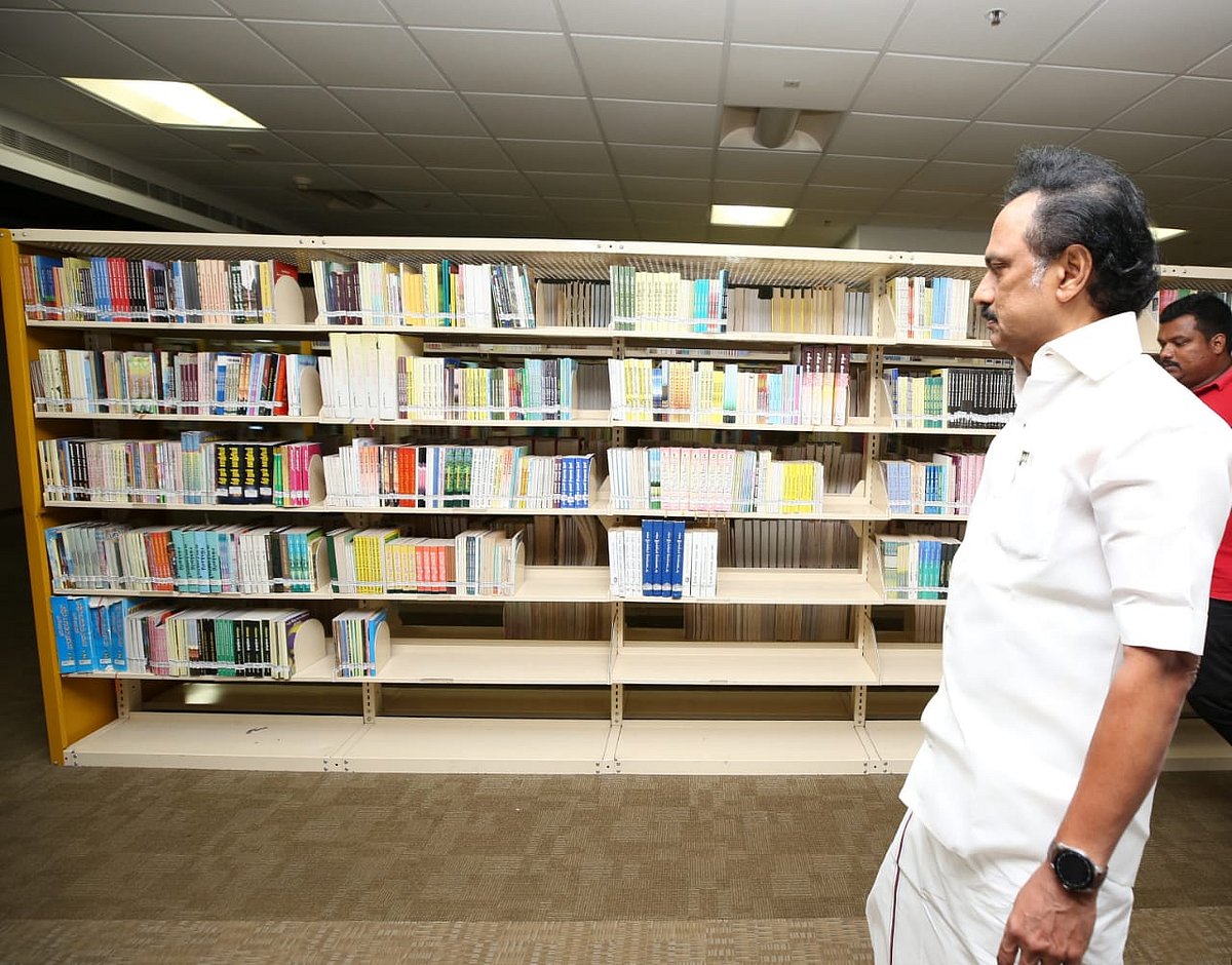 அண்ணா நூற்றாண்டு நூலகத்திற்கு திடீர் விசிட்... உறுப்பினர் ஆன மு.க ஸ்டாலின் (Album)