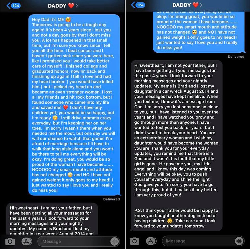 இறந்துபோன தந்தையின் மொபைல்போனில் வந்த ‘இன்ப அதிர்ச்சி’ தகவல்: நெகிழ்ந்து போன மகள் - வைரல் பதிவு!