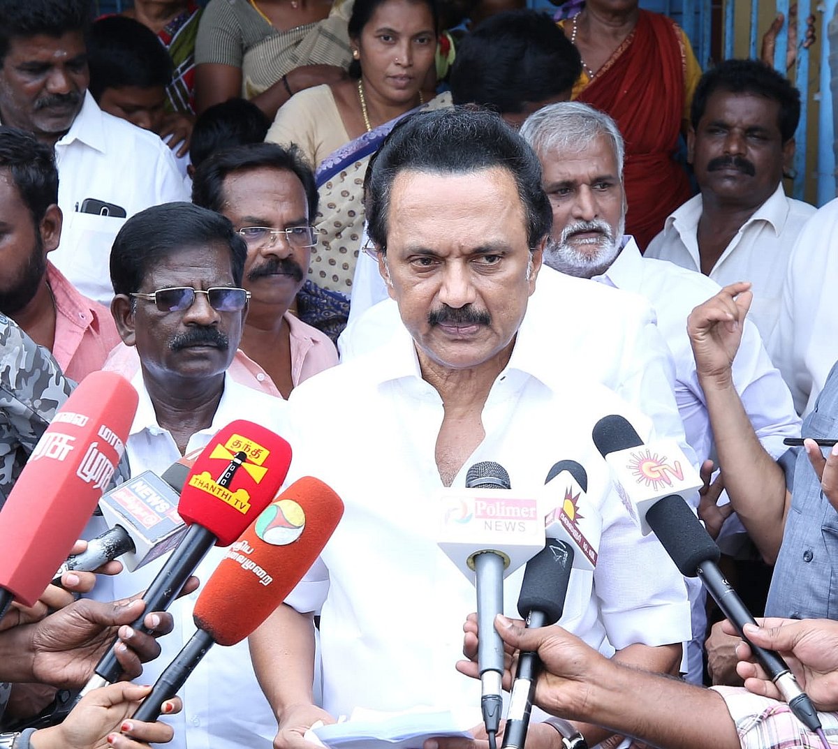 “8 ஆண்டுகளாக வெறும் மனு மட்டுமே கொடுத்து வருகிறது அ.தி.மு.க அரசு” : கொளத்தூரில் மு.க.ஸ்டாலின் பேட்டி!