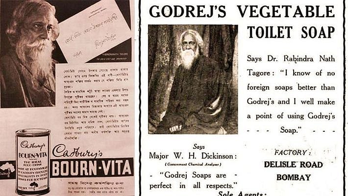 ‘நூற்றுக்கணக்கான நிறுவனங்களின் விளம்பரத் தூதர் மகாகவி ரவீந்திரநாத் தாகூர்’ - அபூர்வத் தகவல்கள்!