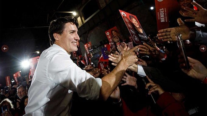 மீண்டும் கனடா பிரதமர் ஆனார் ஜஸ்டின் ட்ரூடோ : ஆட்சியைப் பிடிக்க சிறிய கட்சிகளுடன் கூட்டணி !